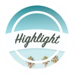 highlight cover maker for instagram android application logo